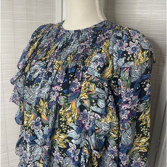 Cinq A Sept Harriet Floral Blouse Multi Size XS - Picture 2 of 8